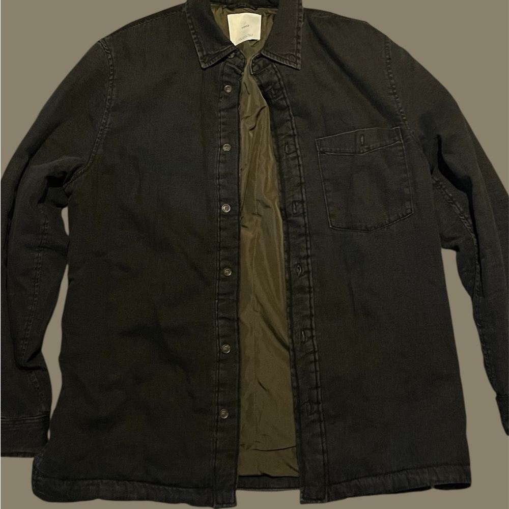 Mango Men's Charcoal Shirt Jacket